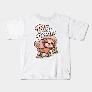 fur real im adorable Kids T-Shirt